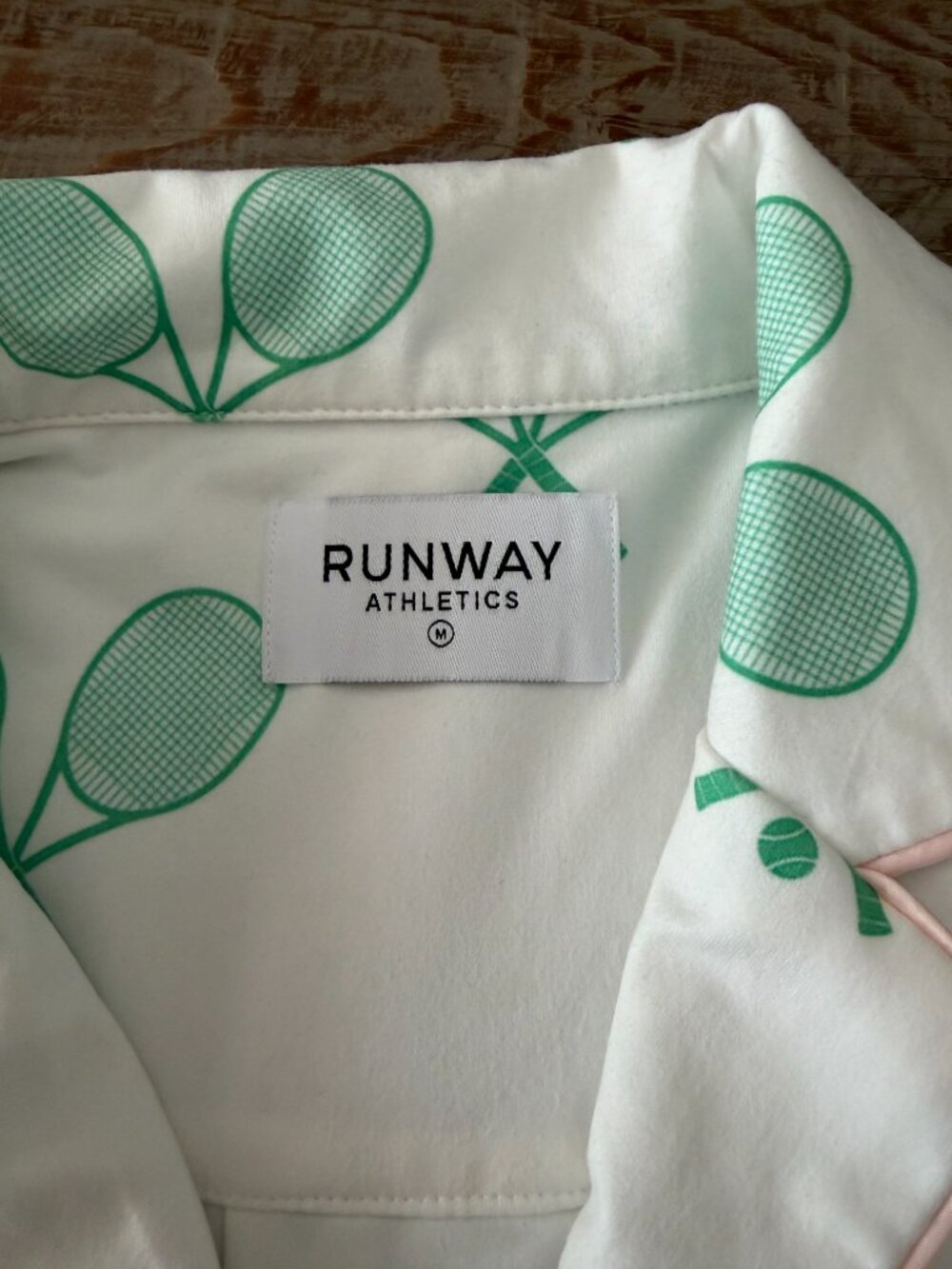 Runway Athletics Tennis PJ Short Set (Med Top / Small Bottom) - Picture 2 of 4